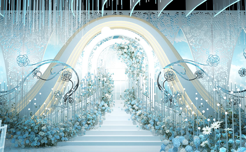 李沧釡香烙馍村水晶厅效果展示